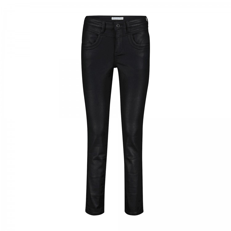 Red Button pants MOLLY Black Coating 